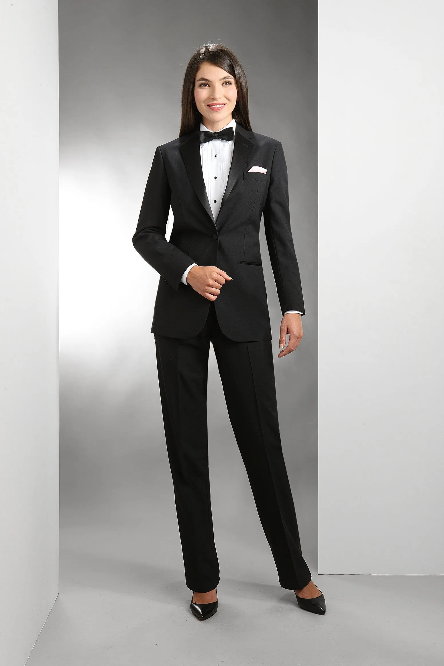 "Jennifer" Black Tuxedo Jacket (Separates)