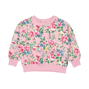 ROCK YOUR KID PINK GARDEN SWEATSHIRT