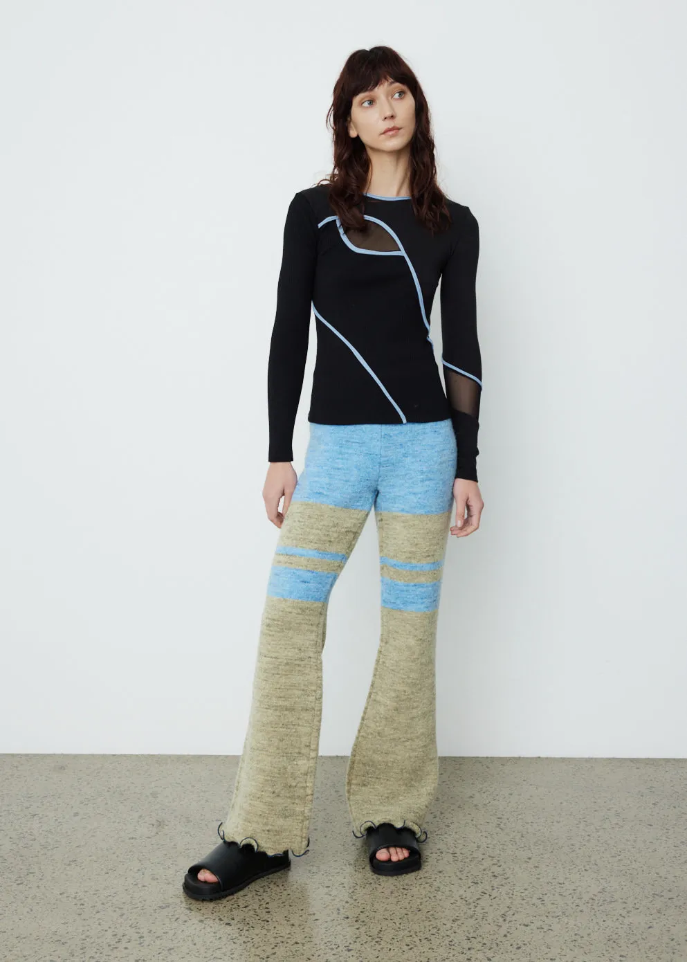 Senya Colourblock Knit Pants