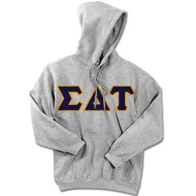 Sigma Delta Tau Standards Hooded Sweatshirt - G185 - TWILL