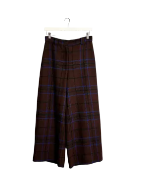 Size M - Alpha60 Brown Check Pants