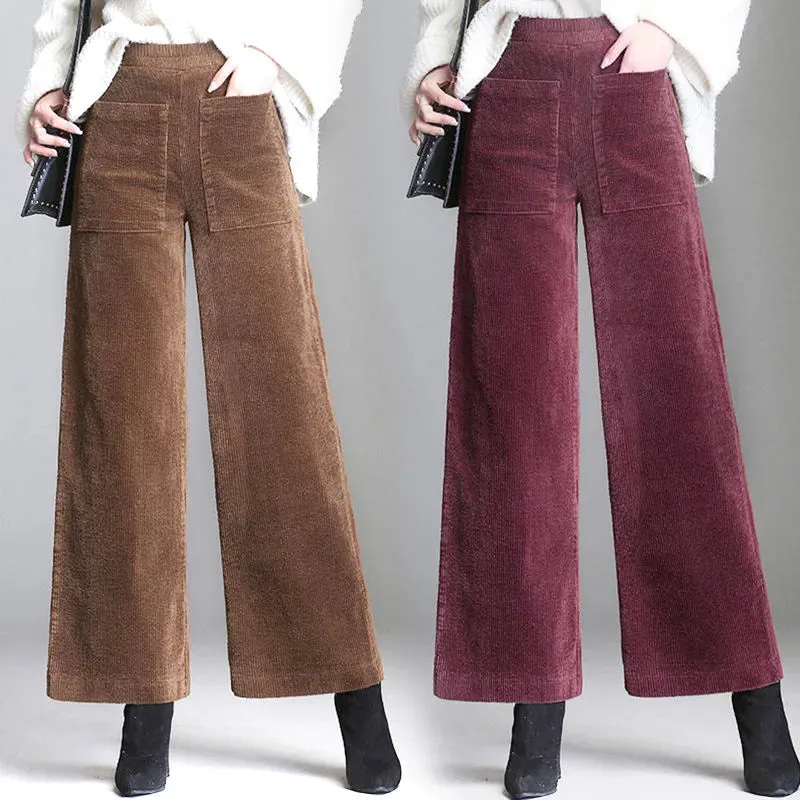 SOFT FLARE CORDUROY PANTS