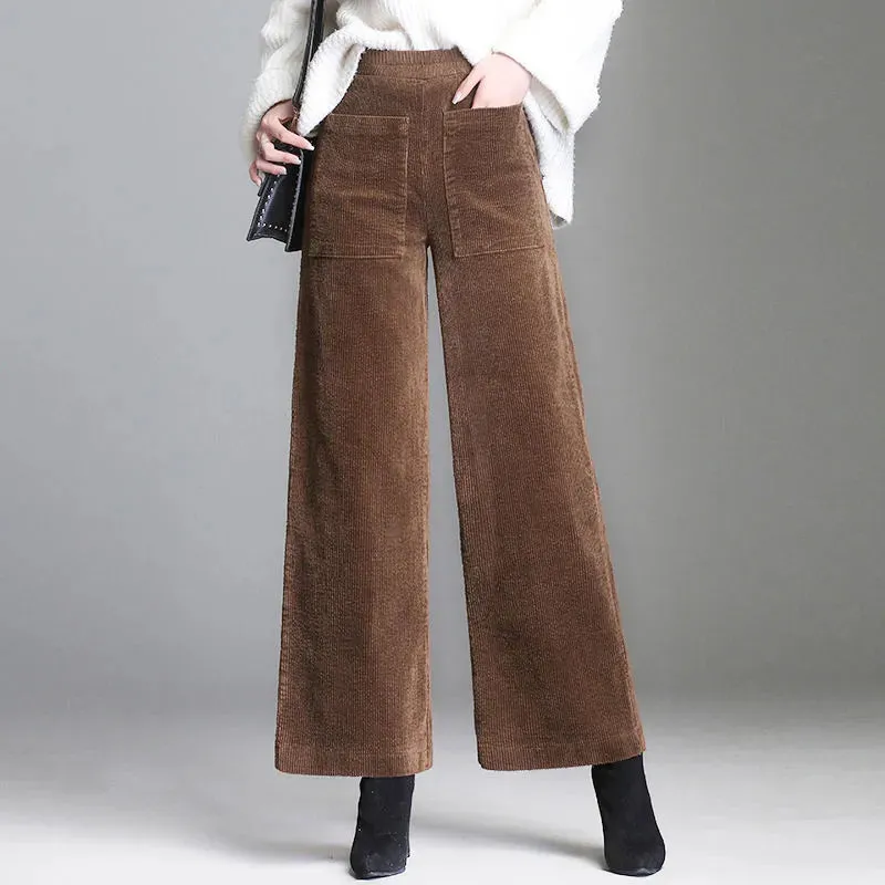 SOFT FLARE CORDUROY PANTS