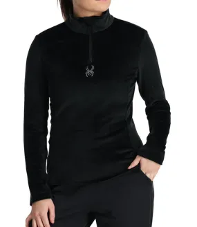 Spyder Shimmer Bug 1/2 Zip Black