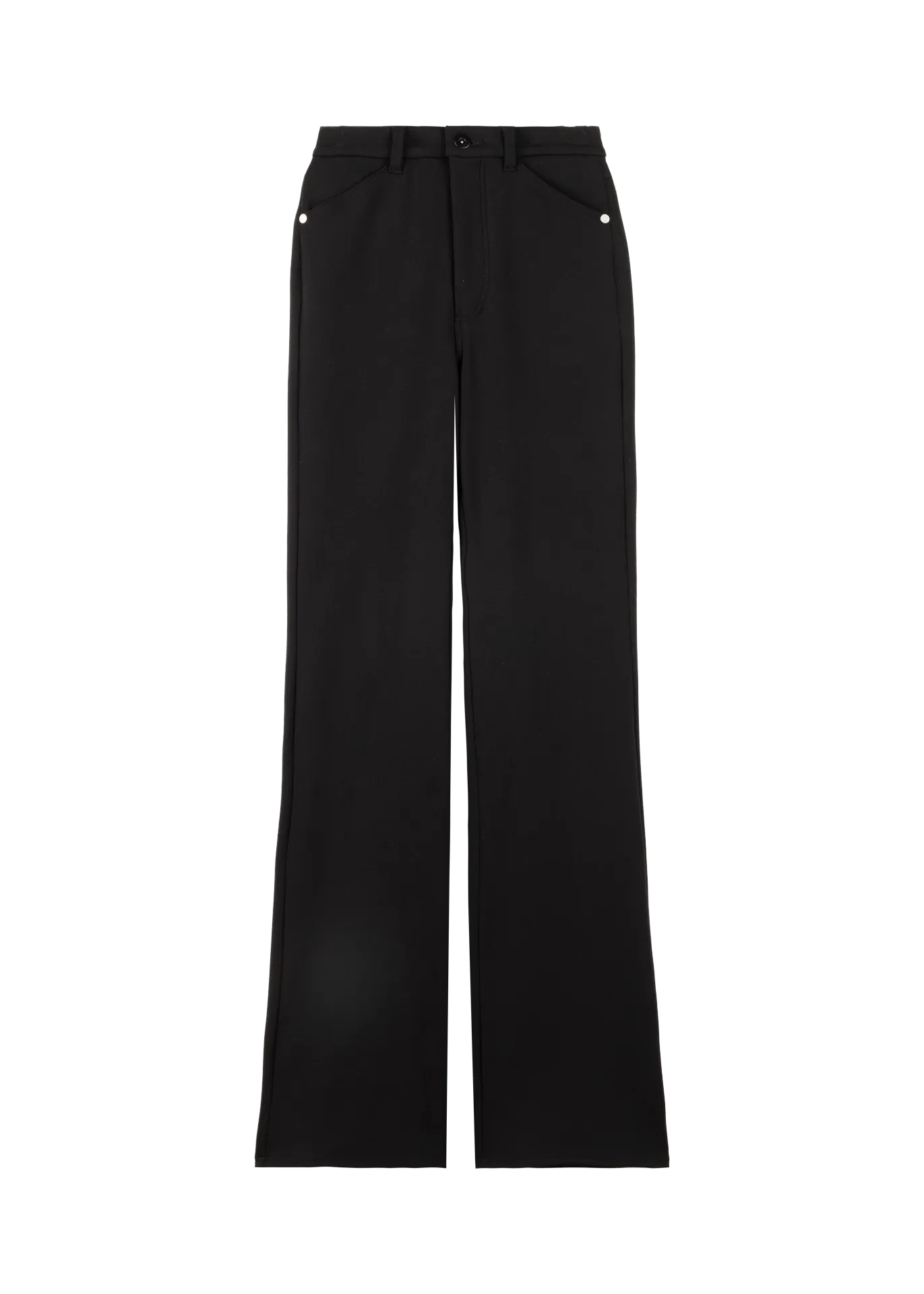 Stretch flared broek