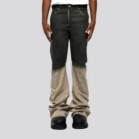 Stretchable mid waist jeans for men