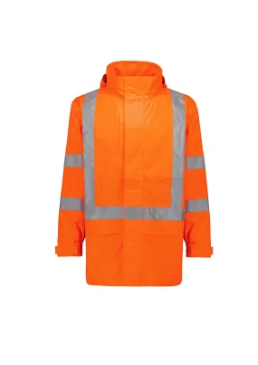 Syzmik | Mens TTMC-W23 Hi Vis X Back Ultralite Waterproof Jacket | ZJ657