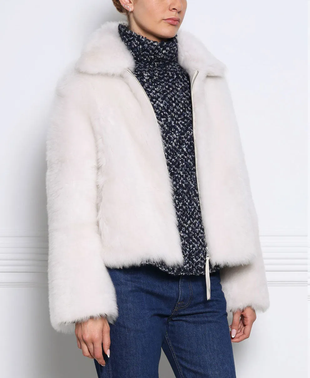 The Makenna Cashmere Shearling Jacket