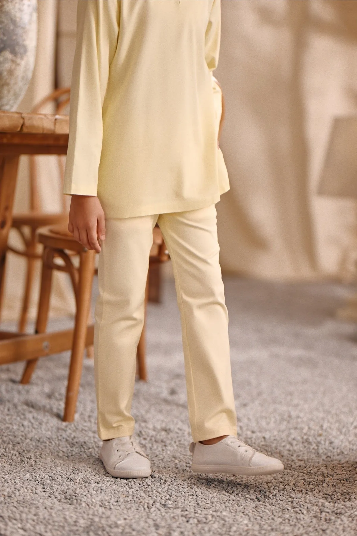 The Perfect Slim Fit Pants - Baby Yellow