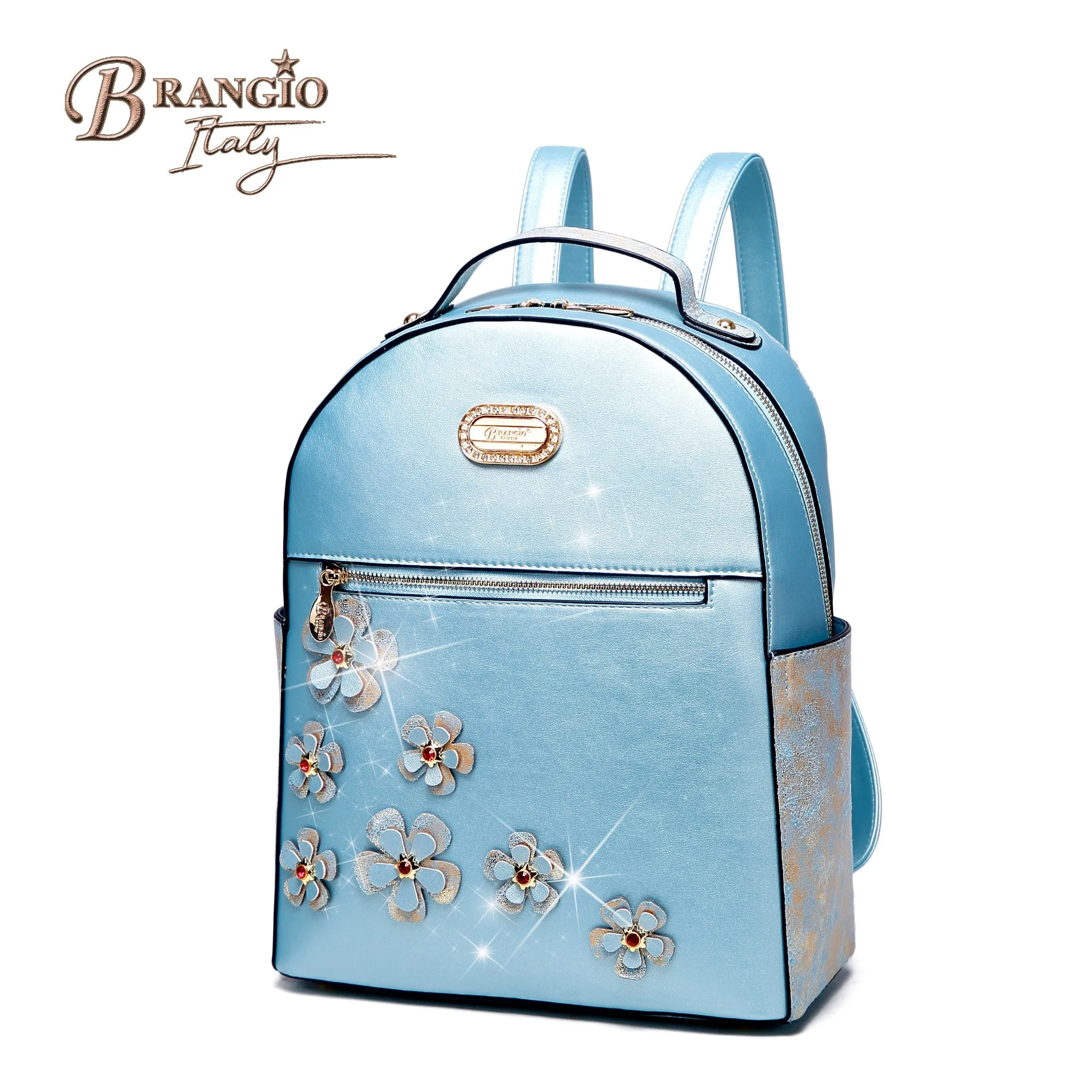 Twinkle Cosmos Handmade Floral Fashion Backpack