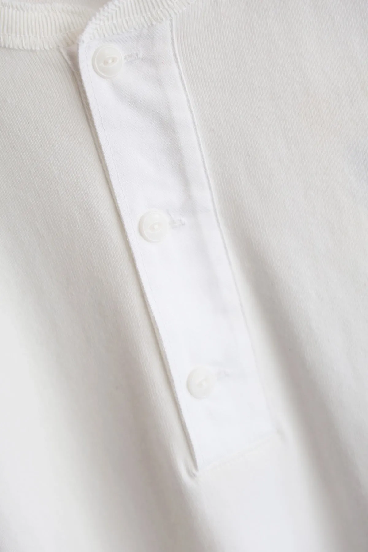 Union Henley Undershirt S/S - White