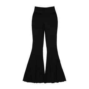 Valeria Flares Black Modal Jersey