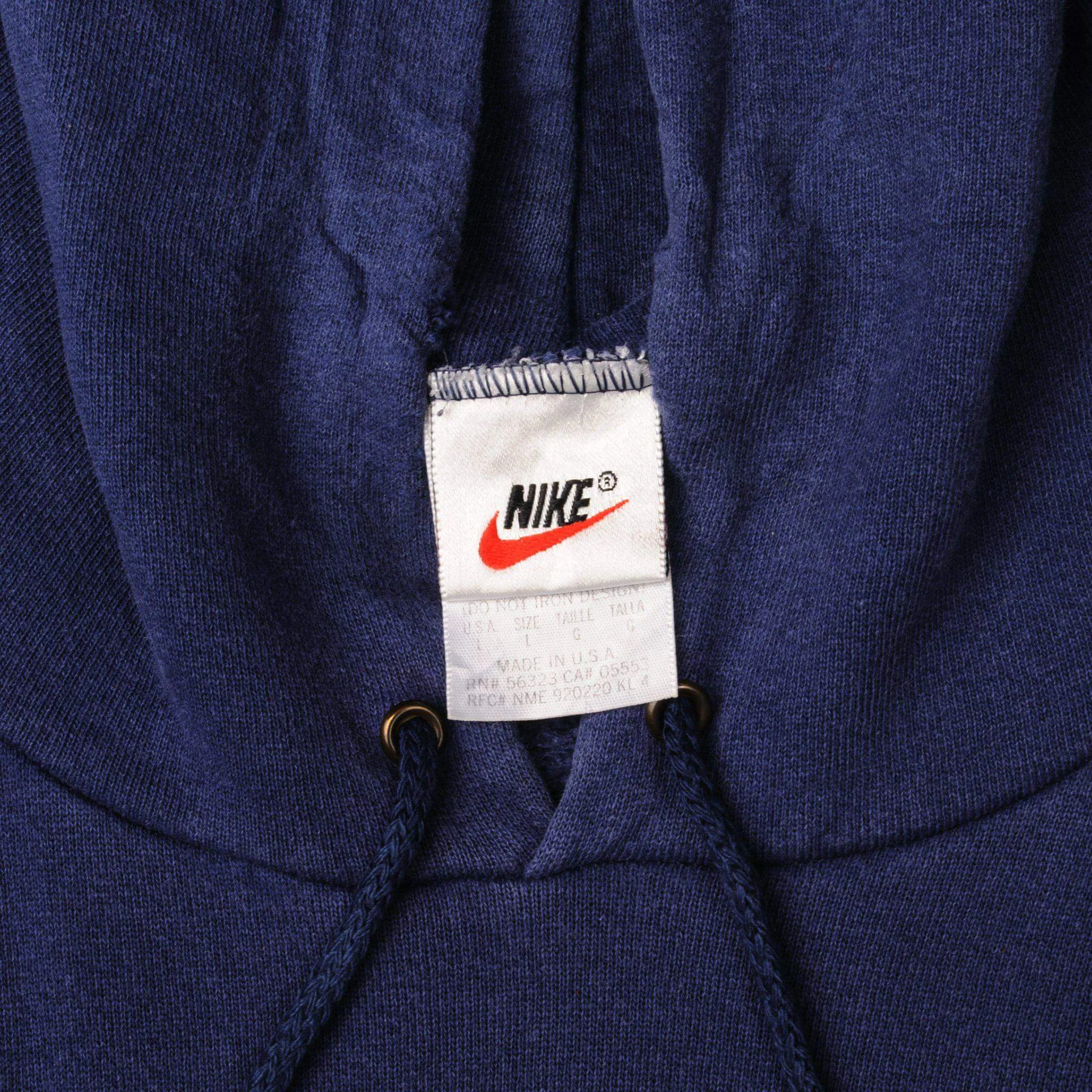 VINTAGE NIKE HOODIE SWEATSHIRT 1990S SIZE LARGE MADE IN USA