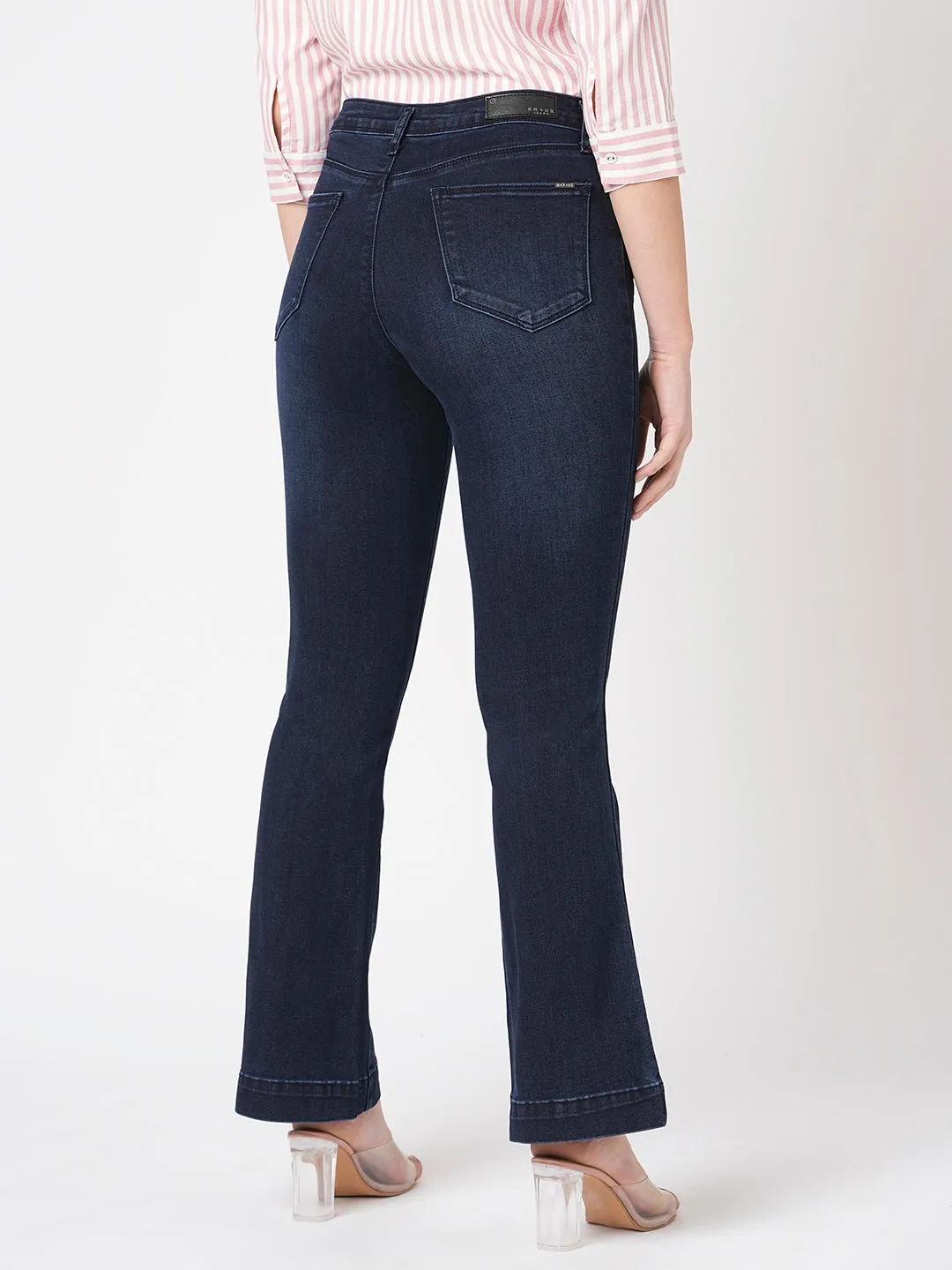 Women High-Rise Flared Jeans