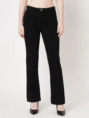 Women High Rise MINI FLARE Jeans