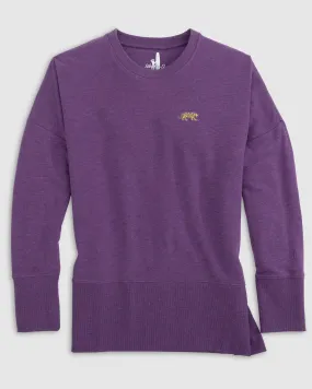 Women's Louisiana State Britanny Crewneck Sweatshirt - Tiger Mike Logo