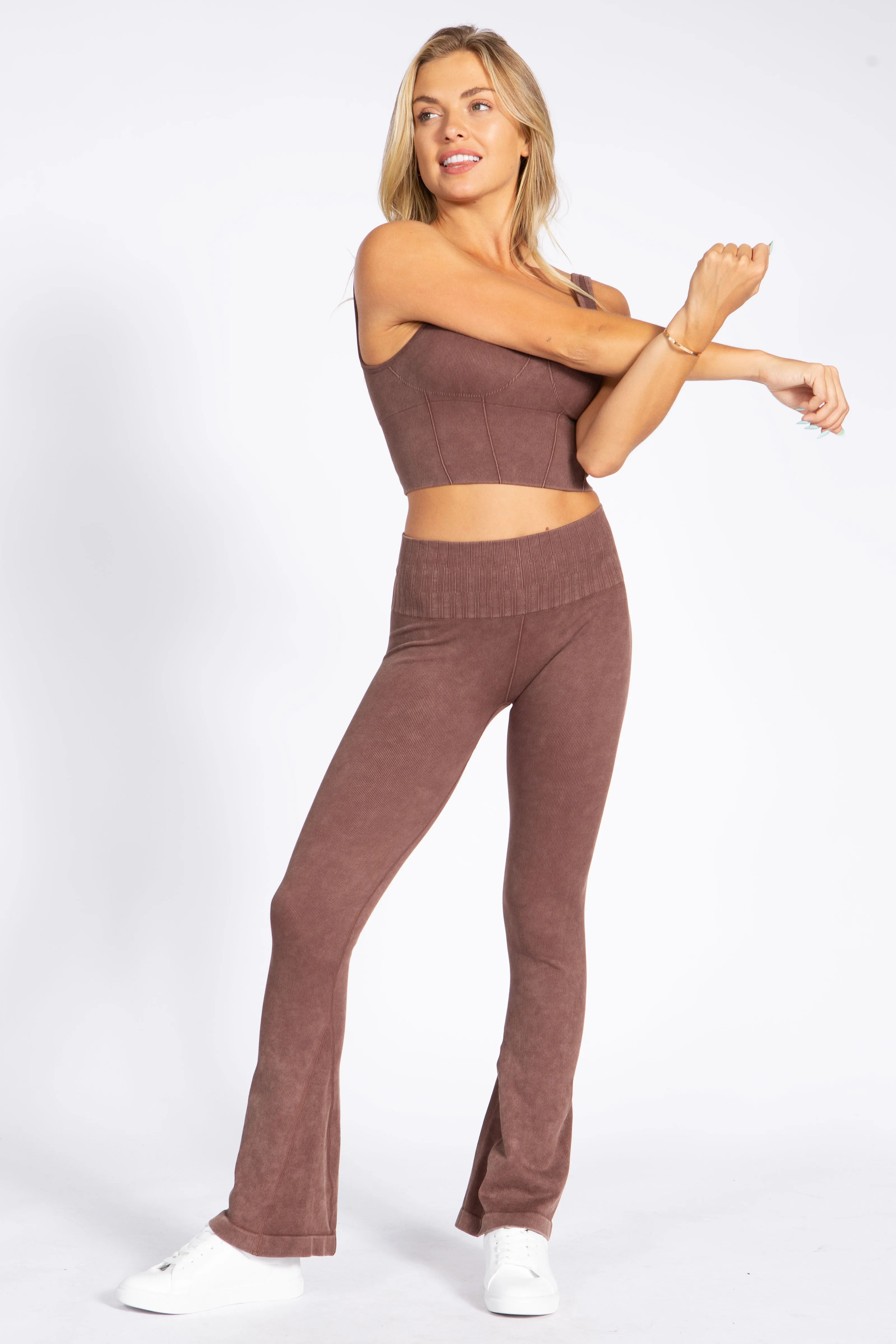 Women's Stone-Washed Active Matching Set