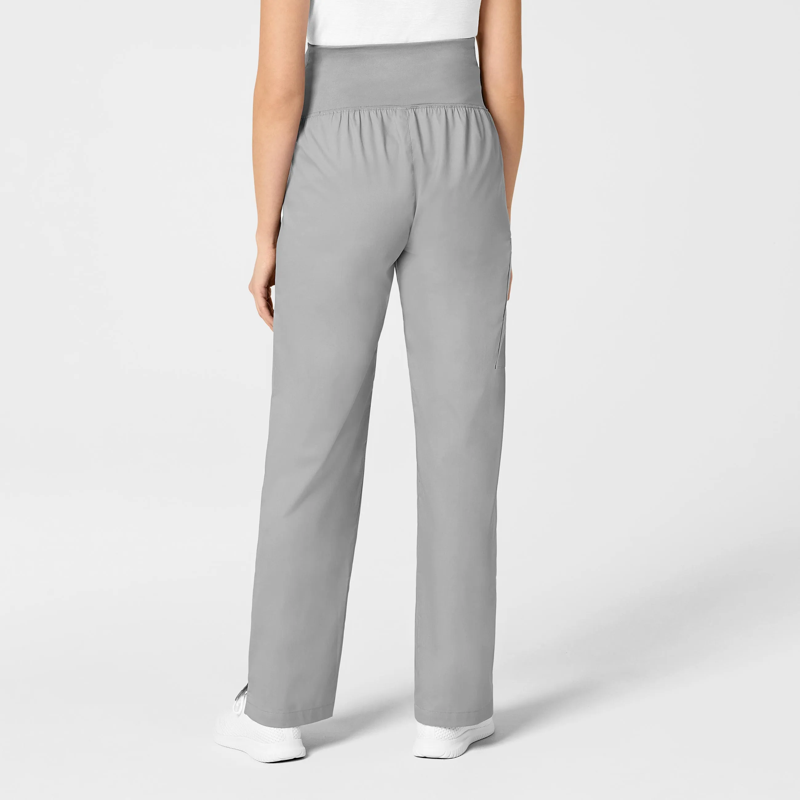 WonderWORK Maternity Cargo Scrub Pant - Grey