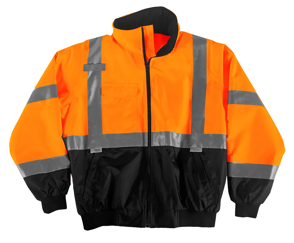 Xtreme Visibility XTREME BETTER BOMBER JACKET - ORANGE & BLACK