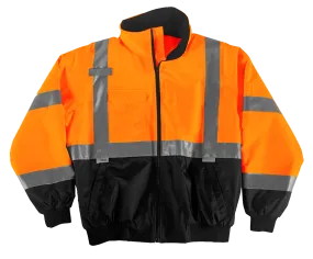 Xtreme Visibility XTREME BETTER BOMBER JACKET - ORANGE & BLACK