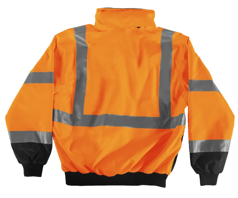 Xtreme Visibility XTREME BETTER BOMBER JACKET - ORANGE & BLACK